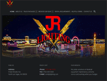 Tablet Screenshot of jrlighting.com
